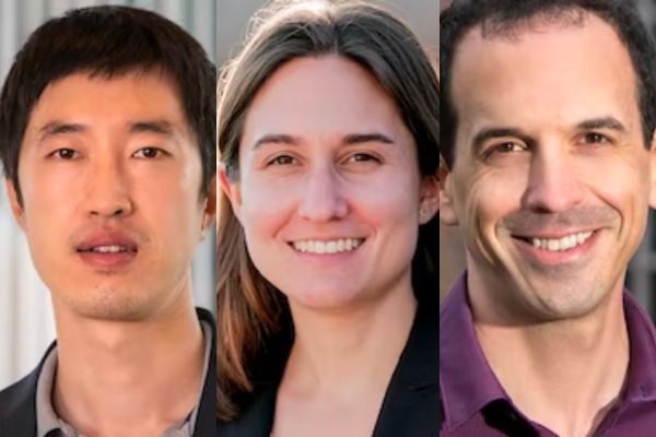 Left to right, Sang-Hoon Bae, Jenna Ditto and Netanel Raviv