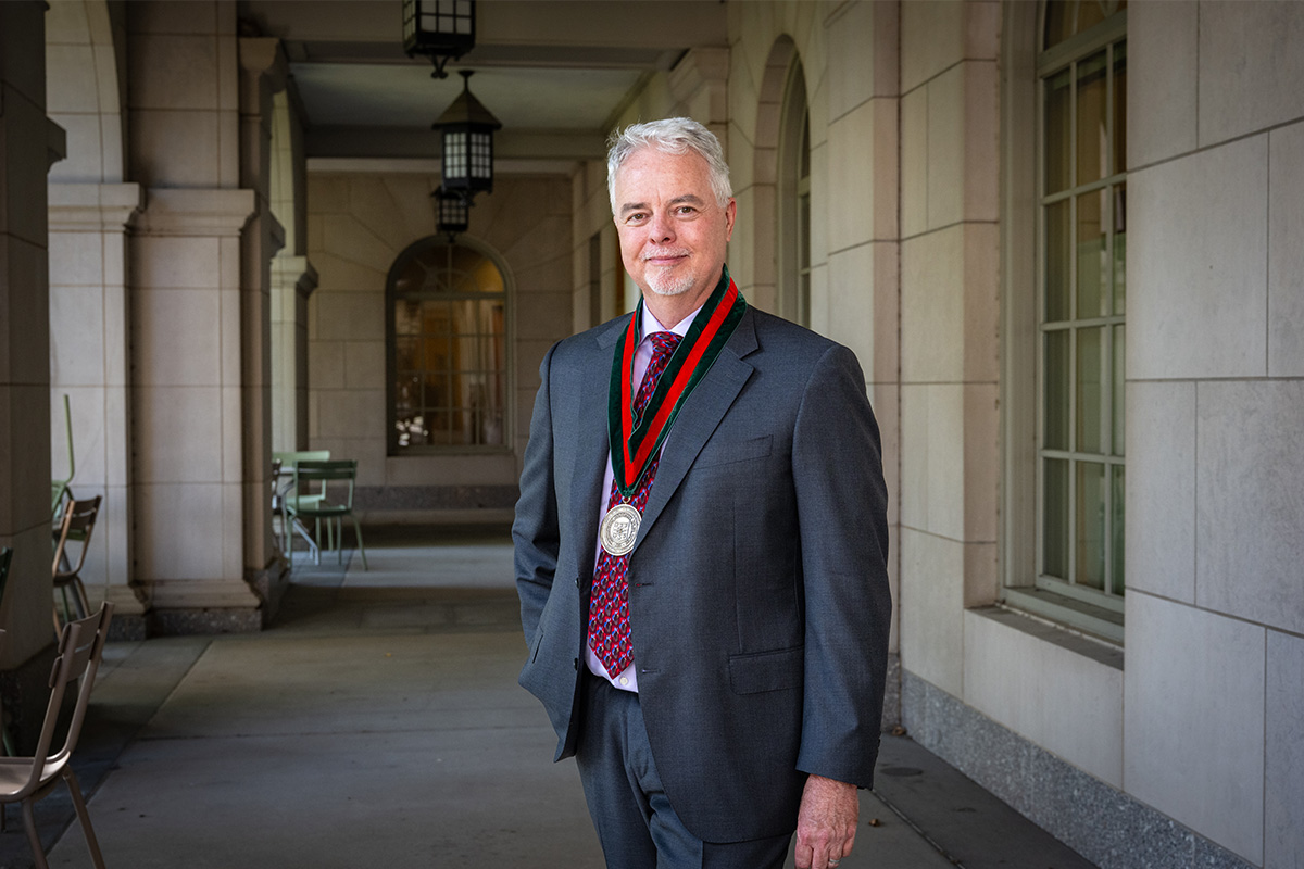 Pictured: James Friend (Photo by Elizabeth Rea/WashU)