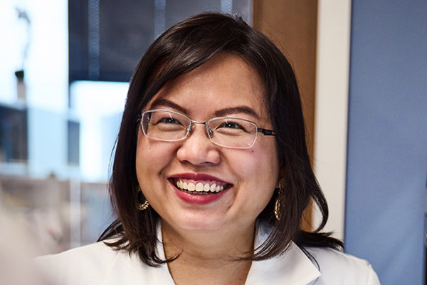 Hong Chen, professor of biomedical engineering in the McKelvey School of Engineering and of neurosurgery at WashU Medicine, and Jan Kubanek, associate professor of psychiatry in the Division of Clinical Neuroscience and Behavioral Health at WashU Medicine, have been named director and co-director of the Focused Ultrasound Center of Excellence at Washington University in St. Louis. (Credit: Douglas Garfield)