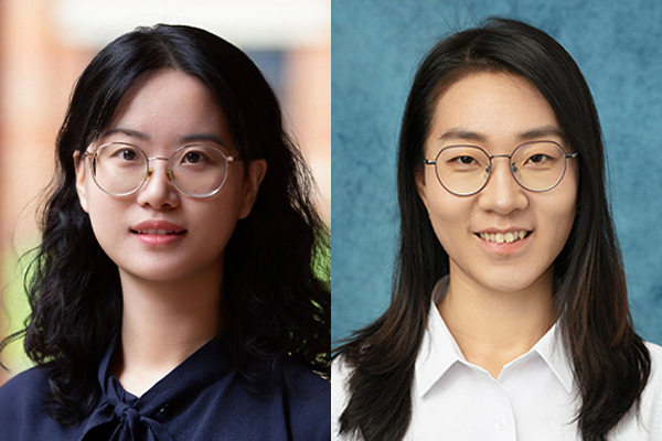 Pictured (l – r): Fan, Wang