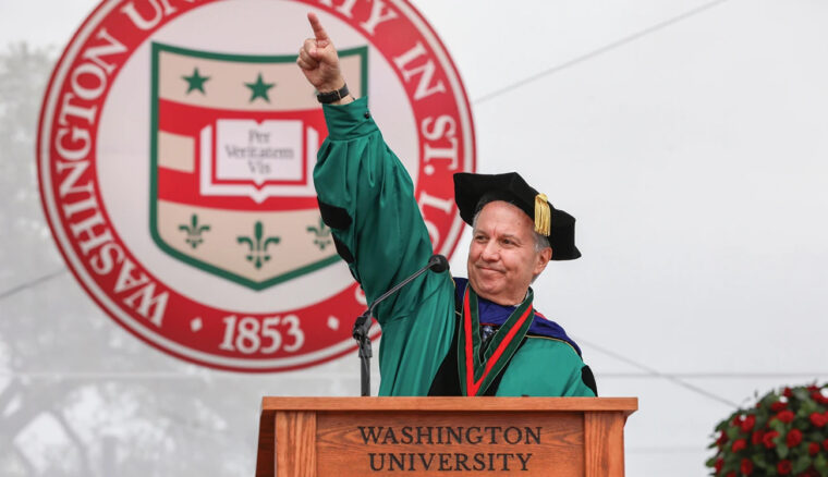 Dean Bobick at commencement